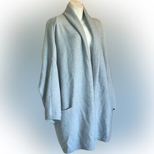 BERYLL Cocoon Cashmere sweater, baby blue, oversized,  & cozy! One Size.